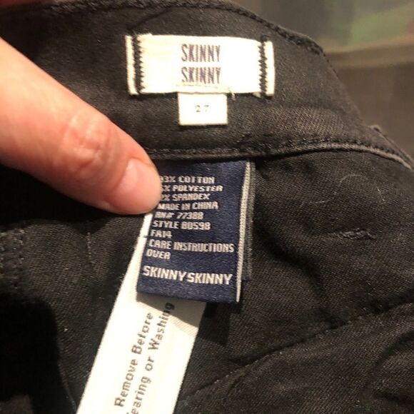 Madewell Skinny Skinny Black Jeans Size 27 - Picture 5 of 9